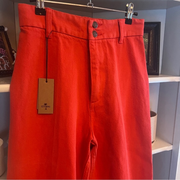 NWT Thrills Bella Full Length Twill Pant in Cardamon size US 2 - Picture 8 of 9